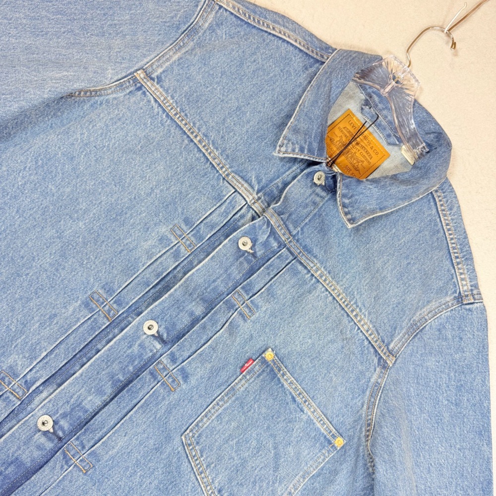 Levi's Trucker Jacket Mens XXL Relaxed Blue A3174-0004 Denim NEW